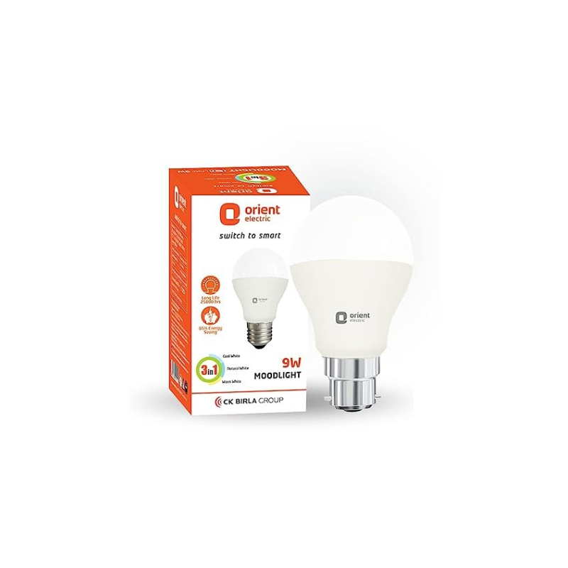 Orient Electric Eternal Shine Moodlight B22 Base, 9W LED Bulb