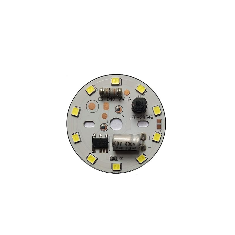 9 Watt Alfa DOB(Direct On Board) LED Bulb Raw Material WHITE Color Light Electronic