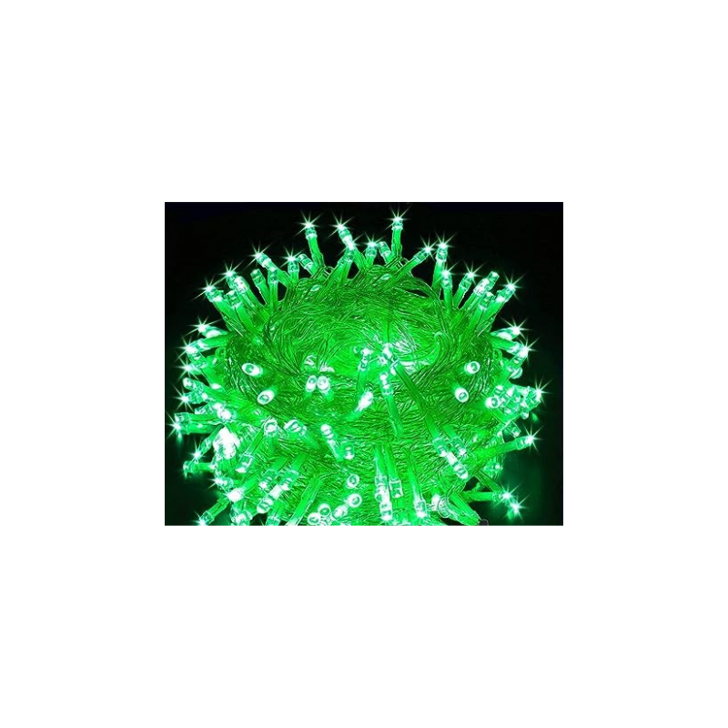 Desidiya® Led Rice Light for Decoration String and Series Light for Diwali Christmas Indoor Outdoor Decoration Bedroom Wedding, Birthday Party Patio ,10meter 35 Foot (Green)