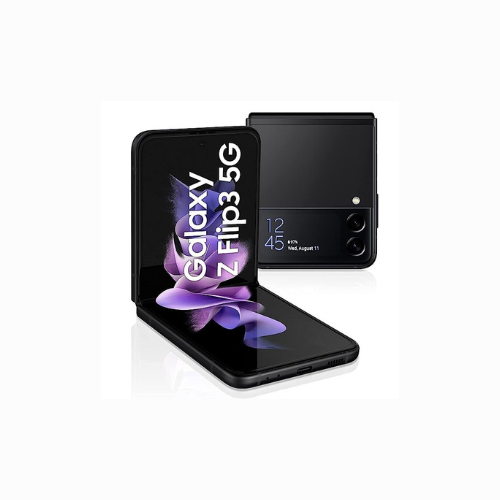 (Renewed) Samsung Galaxy Z Flip3 5G (Phantom Black, 8GB RAM, 128GB Storage)