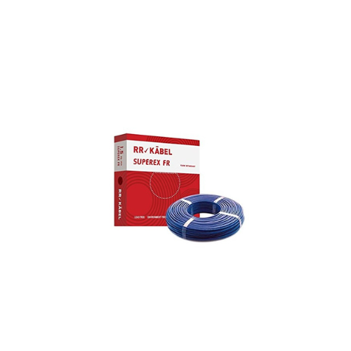 RR Kabel PVC Insulated 1.5mm Single Core Flexible Copper Wires & Cables for Domestic/Industrial Electric | Home Electric Wire | 90 Mtr | Electrical Wire | (Blue)