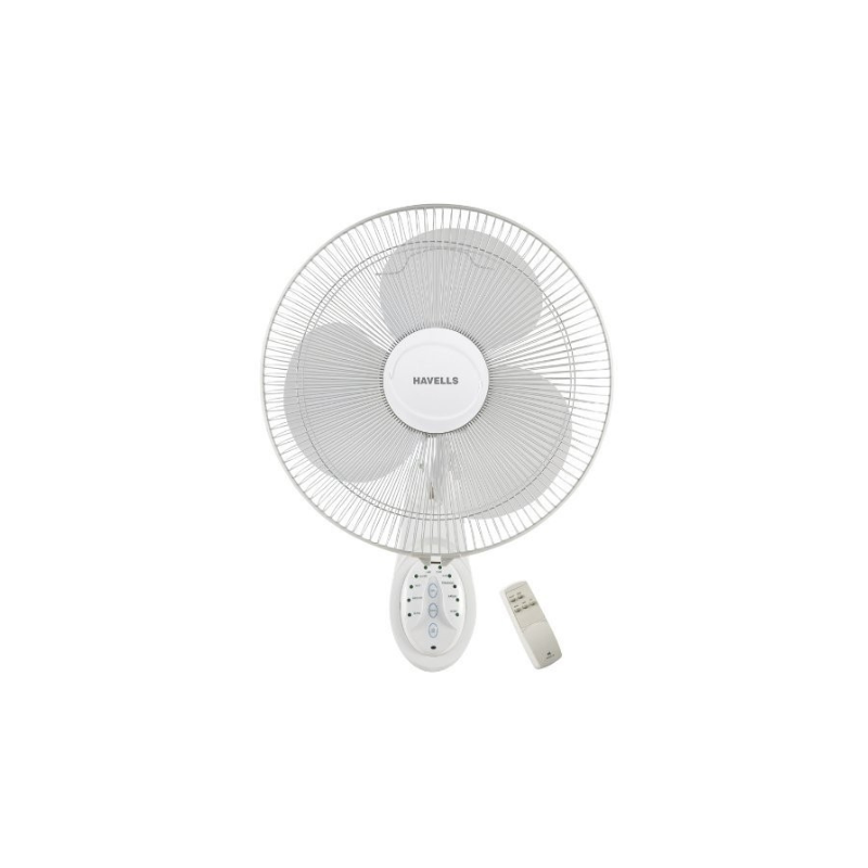 Havells Platina with Remote 400mm Wall Fan (White)