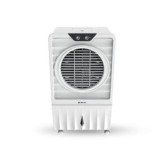 Bajaj DMH80 WAVE DESSERT AIR COOLER, 65 L, WITH ANTI-BACTERIAL TECHNOLOGY, 90 FEET POWERFUL AIR THROW, white
