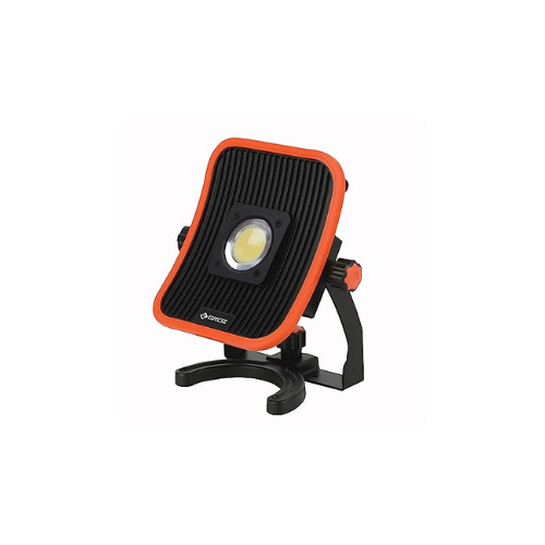Groz Dual Power 30W COB Rechargeable Work Floodlight with Magnetic Base | CE, RoHs & IK07 Certified | Adjustable Brightness to 2800 Lumens | IP54 Rated | Powerbank | LED/670