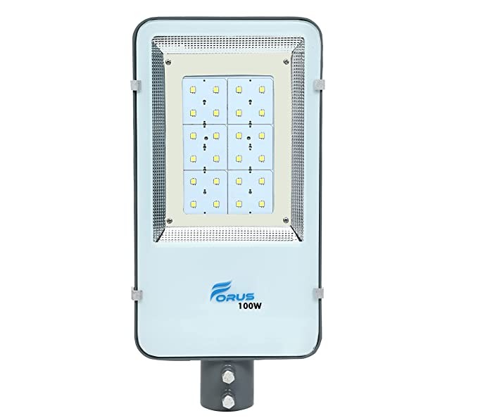 Forus 100W LED Street Light With 10 Years Warranty, Cool White, Waterproof Outdoor Street Light with Superior Brightness and more Electricity Saving Features, Durable Periphery-Boundary Wall Light