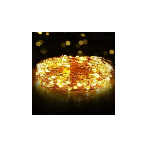Desidiya Copper Fairy String Lights with USB Cable for Home Decoration 5 Meters(LED)
