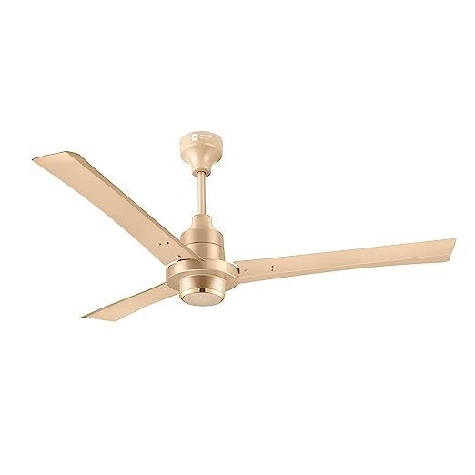 Orient Electric 1200 mm I Tome BLDC Noiseless Motor Ceiling Fan With 3 Blades (Gold
