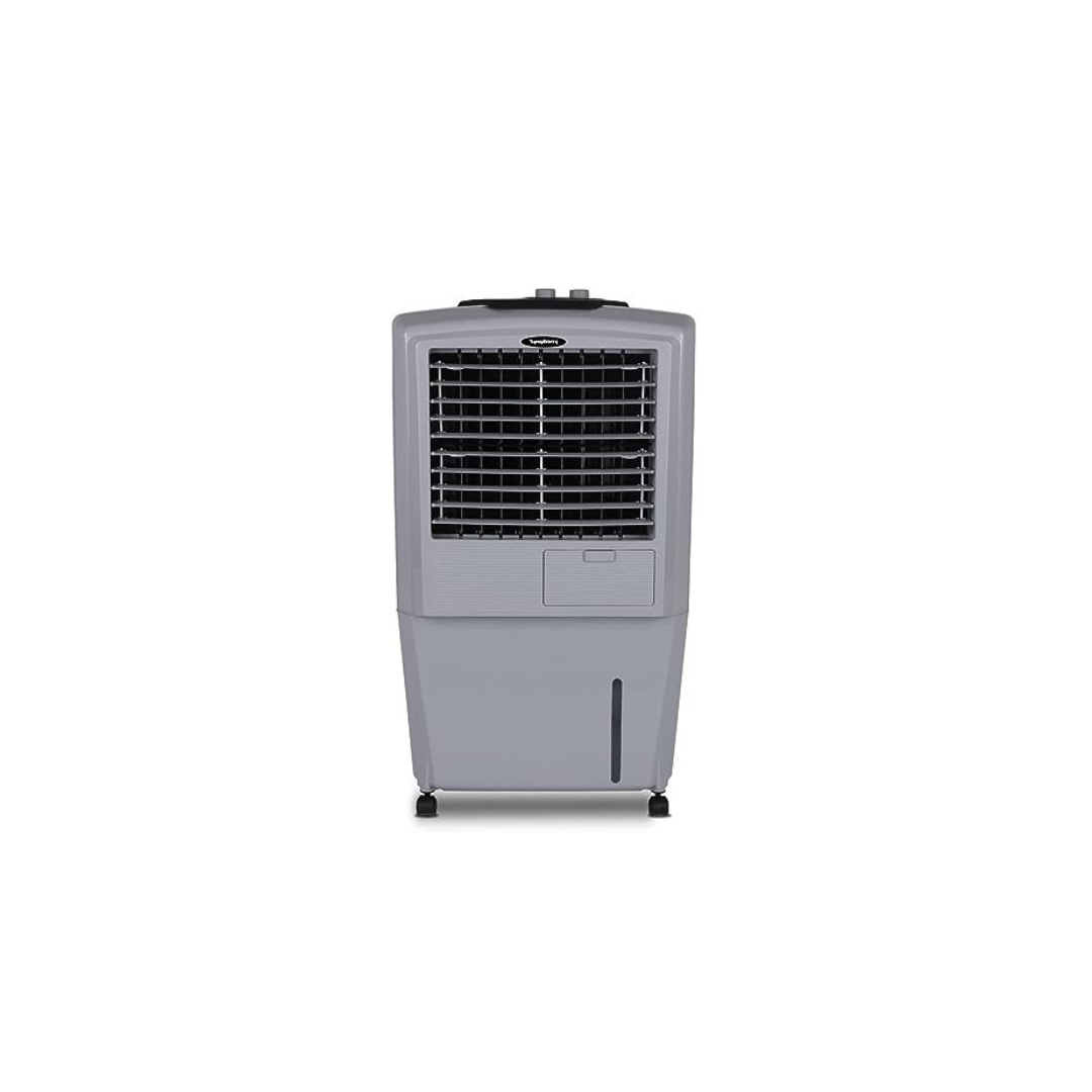 Symphony HiFlo 27 Personal Air Cooler For Home with Powerful Blower, Honeycomb Pads, i-Pure Technology and Low Power Consumption (27L, Gray)