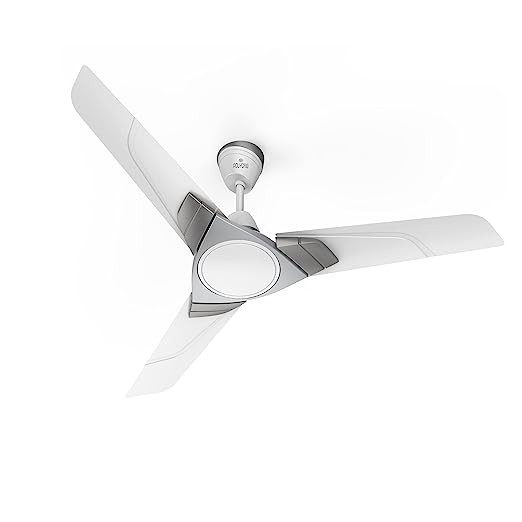 Polycab Aereo plus 1200 mm High Speed 1 Star Rated 52 Watt Ceiling Fan with Rust-Proof Aluminium Blades and 3 years warranty (Cool Grey Silver)