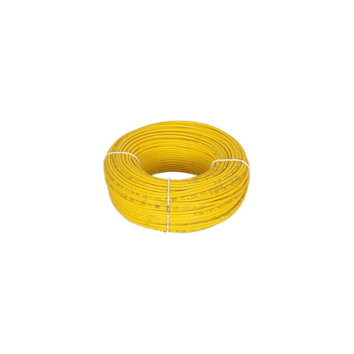 GVD PVC & FR Insulated & 1mm Flexible Copper Electric Wire (Yellow length-45mtr)