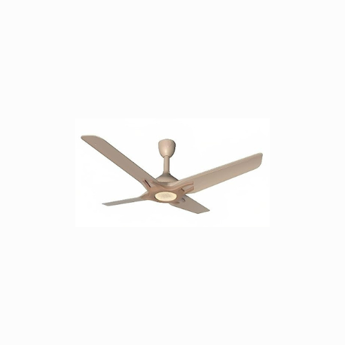 USHA Aerolux EX7 1320mm Ceiling Fan With Built in 3 Colour Changable LED Underlight and RF Remote Control 4 Blade 4 year Motor Warranty (coffee Brown)