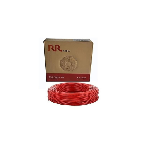 RR Kabel PVC Insulated 1mm Single Core Flexible Copper Wires and Cables for Domestic/Industrial Electric | Home Electric Wire | 90 Mtr | Electrical Wire | (Red)