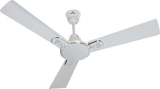 Polycab Eleganz Purocoat Premium 1200 mm Anti Dust Anti Rust Anti fade Anti Microbial Ceiling Fan (Pearl White)