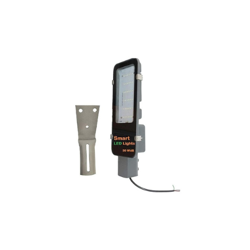 Smart led light Outdoor Waterproof 30 W Street Light with Wall Mount, IP65 Driver. (White Light)(Aluminium)
