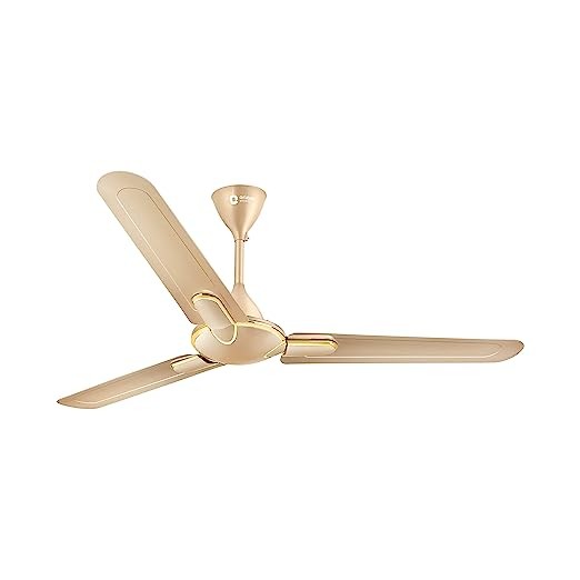 Orient Electric Laurel 1200 MM BEE Star Rated Ceiling Fan for Home | High Speed | Designer | Rust Proof Blades | Smooth Motor Operation (Gold)