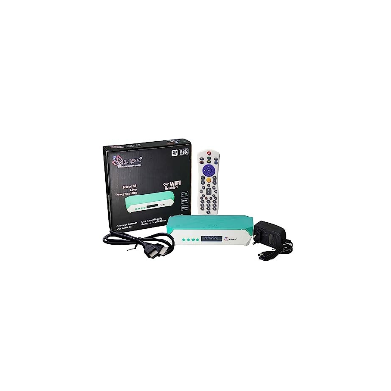 LRIPL Digital HD-MPEG4 Free to Air Set Top Box with 4G Wi-Fi Enabled (No Need of WiFi Dongle)