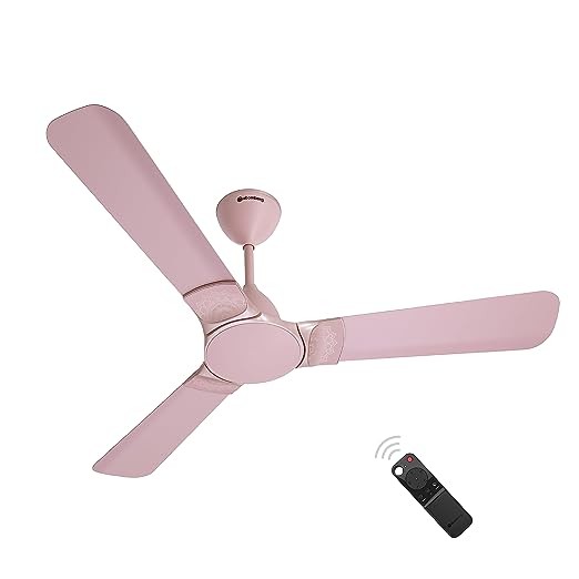 atomberg Erica 1200 mm BLDC Motor with Remote 3 Blade Ceiling Fan (Erica - Lotus Pink)
