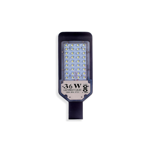 PE 36.00 Watts Lens LED BIS Aprroved Street Light Waterproof IP65 Full PVC Body, 140 Per watt Lumens (Grey) 2 Year Warranty