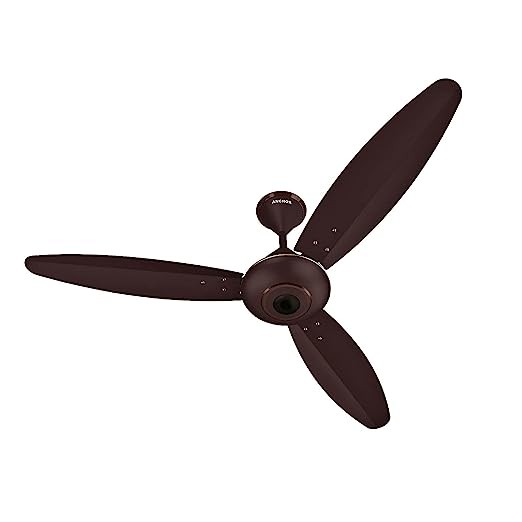 anchor by panasonic Eco Breeze High Speed Energy Efficient BLDC Ceiling Fan with Remote | 3 Blade Ceiling Fan | 5 Star Rated 1200mm (48 Inch) Ceiling Fan (2 Yrs Warranty) (Mocha)
