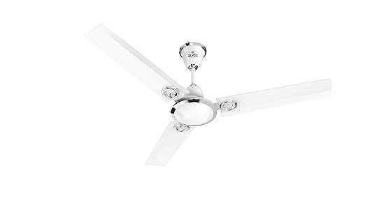 Polycab Elanza Premium 1200 mm High Speed Ceiling Fan with 2 years warranty (Pearl White)