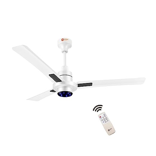 Orient Electric I Tome Plus 1200mm 26W BLDC Energy Saving Ceiling Fan with Remote | 5 Star Rated | Decorative Ceiling Fan (White)