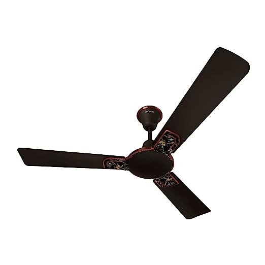 anchor by panasonic Captor Kraft Star Anti Dust High Speed Ceiling Fan | 1 Star Rated 1200mm (48 Inch) Ceiling Fan for Home, Office (2 Yrs Warranty) (Hickory Brown)