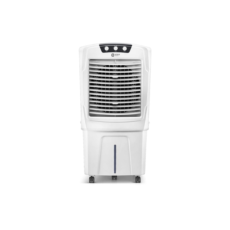 Orient Electric Aerostorm 92L Desert Air Cooler with Densenest Honeycomb pads, Inverter Compatible & High Air Delivery | Desert Cooler for home (White)