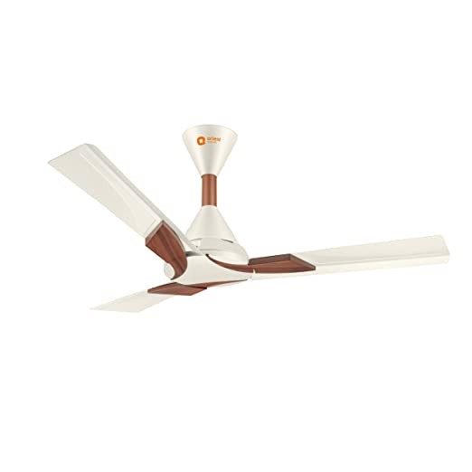 Orient Electric Wendy | 1200mm BEE Star Rated Ceiling Fan | Designer Decorative Ceiling Fan | Warranty (2 years) | (Pearl White)