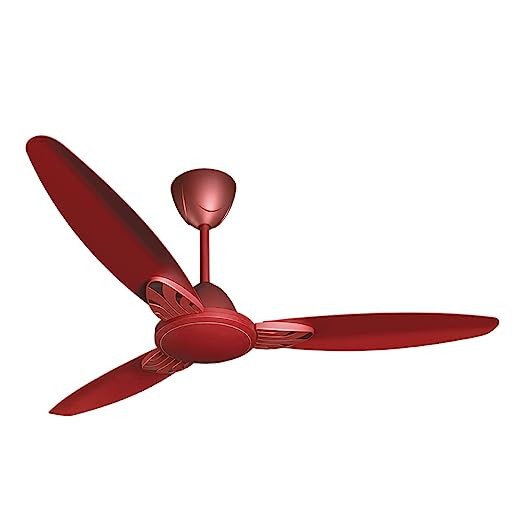 Crompton Seno Prime High Speed Decorative Ceiling Fan - 1200 mm (Maroon Matt,)