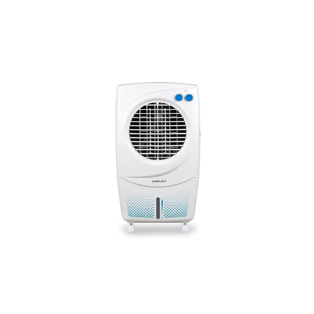 Bajaj PX 97 Torque New 36L Personal Air Cooler for room with DuraMarine™ Pump (2-Yr Warranty by Bajaj), TurboFan Technology, Powerful Air Throw & 3-Speed Control, Portable air cooler for home, White