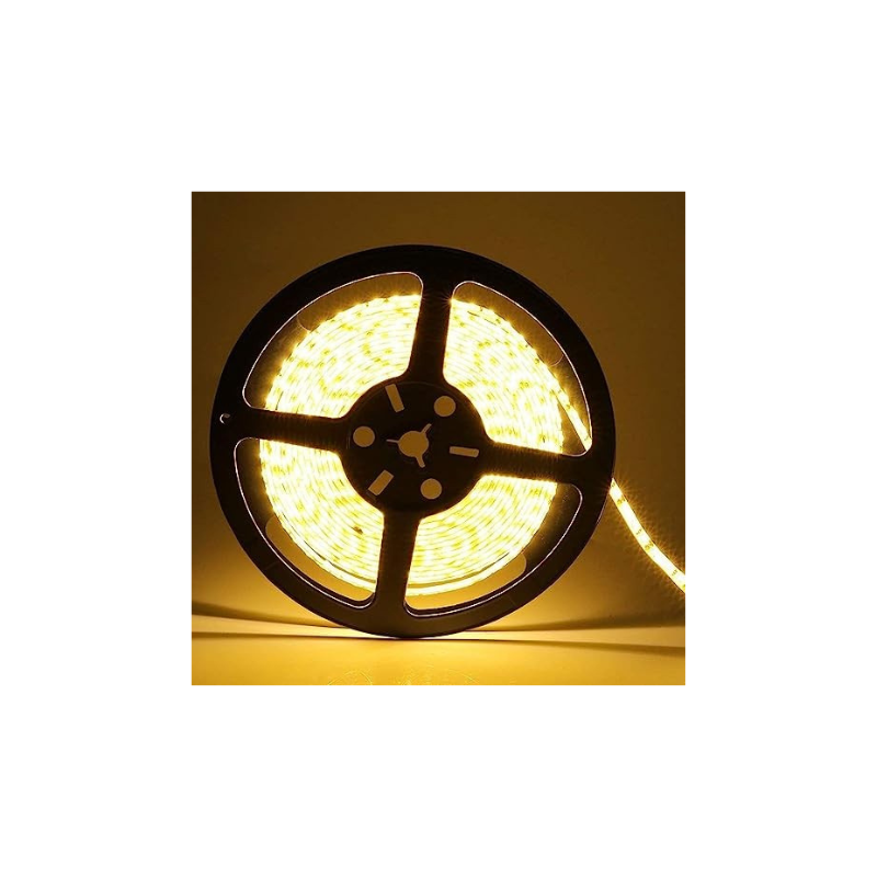 Gesto 2835 Cove Light Waterproof 5 Meter Led Strip Fall Ceiling Light,for Decoration with Adaptor | Driver (Warm White,120 Led | Meter,Plastic,Corded Electric)-Pack of 1