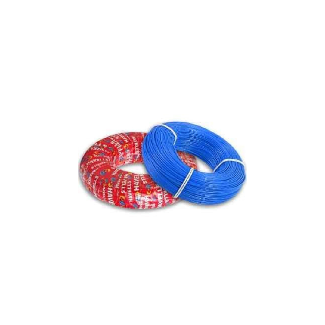 Havells 6 Sqmm Life Line Plus S3 Fr Heat Resistant Blue Cable, Whffdnbl16X0, Length: 180 M