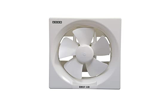 Usha Crisp Air 150mm Sweep Size, 240mm Duct Size Exhaust Fan (White)