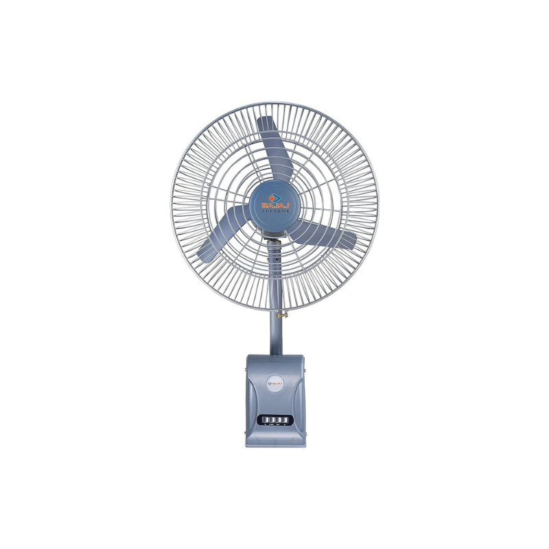 Bajaj SupremeÂ MK II 450 mm Wall Fan Grey