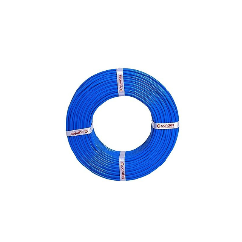 Candes Eco-Friendly Multistrands 2.5sqmm FR PVC Insulated Copper Cable for Domestic & Industrial Connections Electric Wire (45 Meter, Blue)