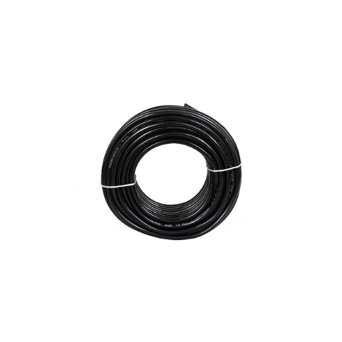 GVD PVC & Fire Resistant Stranded Insulated Low Smoke 2 Core Flexible Copper Electrical Wire for Home & Domestic Industrial Electric Wiring (Black) (2.5MM, 20 MTR)