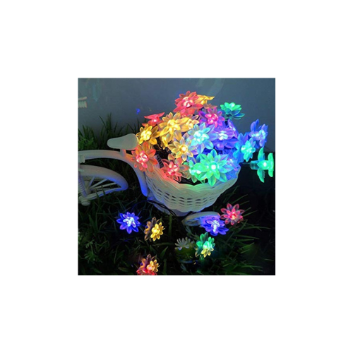 Lexton Decorative 5 Meter 50 LED Solar Copper Light for Home Decor(Multicolour)