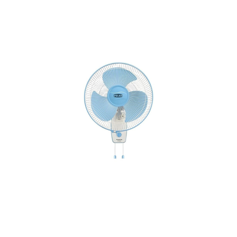 POLAR Pinnacle 400mm Wall Mounted Fan High Speed White-Blue