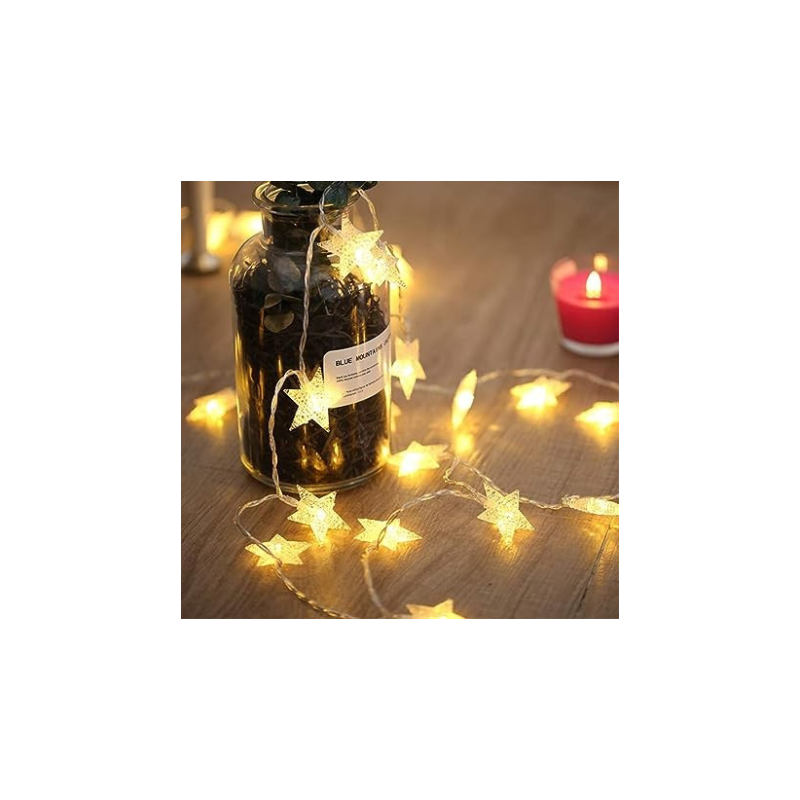 DesiDiya Crystal Curtain Lights (White)