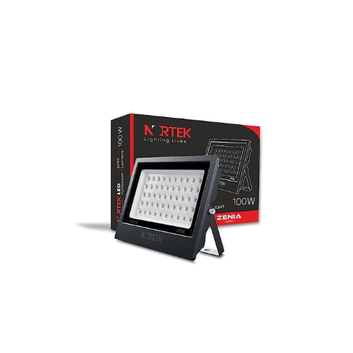 Nortek Zenia 100W Led Flood Light Cool Day Led Light Pack of 1(Metal)