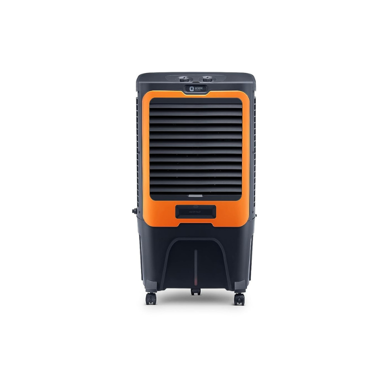 Orient Electric Ultimo 50L Desert Air Cooler with Densenest Honeycomb pads, Ice chamber & High Air Delivery | Desert Cooler for home (Grey and Orange)