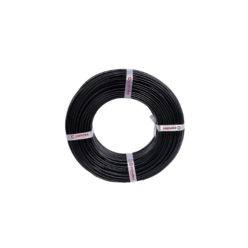 Candes Eco-Friendly Multistrands 1.5sqmm FR PVC Insulated Copper Cable for Domestic & Industrial Connections Electric Wire (45 Meter, Black)