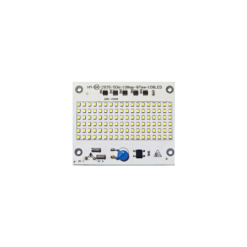 50 W DOB Aluminum Plate Base Board for LED Flood/Street Light Repair White - 50 watt