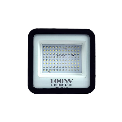 PE 100 Watts LED Flood Halogen Light Waterproof IP65 Full Metal Body, 140 Per watt Lumens with 2 Years Warranty