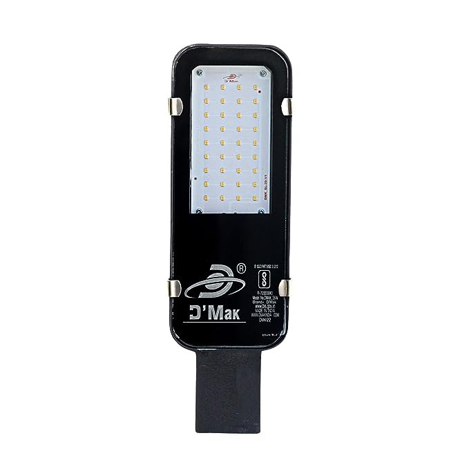 D'Mak LED Street Light White Focus Grey Body Waterproof IP65 for Outdoor Purposes (30W LED Street Light,Aluminium)