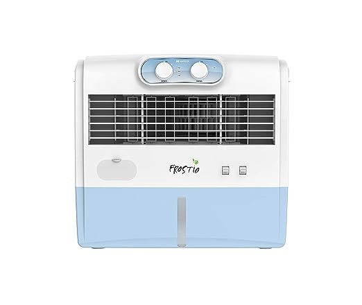 Havells Frostio Window Air Cooler - 45 litres (White, Light Blue)