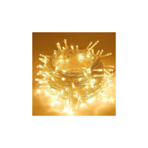 Gesto 35 Feet Long LED Power Pixel Serial String Light, 360 Degree Light in Bulb | Copper Led Pixel String Light for Home Decoration,Diwali,Christmas(Warm White) Pack of 1