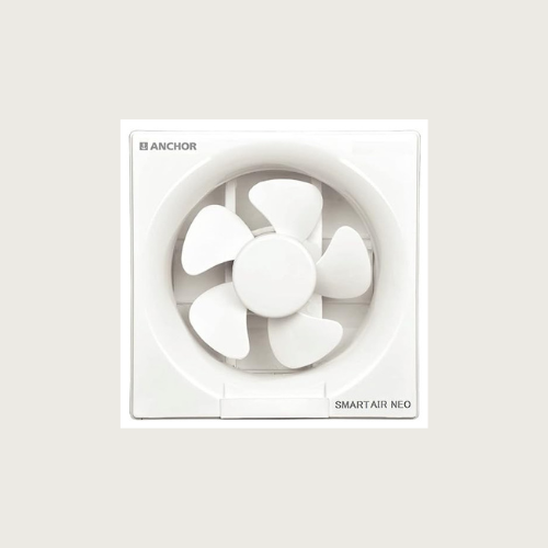 anchor by panasonic Smart Air Neo 200mm Exhaust Fan for Kitchen | Exhaust Fan for Bathroom (2 Yrs Warranty) (White, 13048WH)