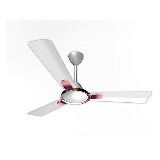 Crompton Highspeed Markle Prime 1200 mm (48 inch) Anti-Dust Ceiling Fan with Energy Efficient 55W Motor (Pearl White)