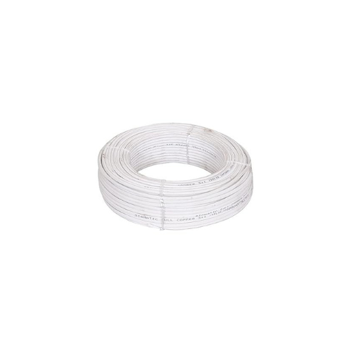 GVD ELECTRICALS CCTV Cable 3+1 Works with All Brand CCTV Cameras (30M)(White)